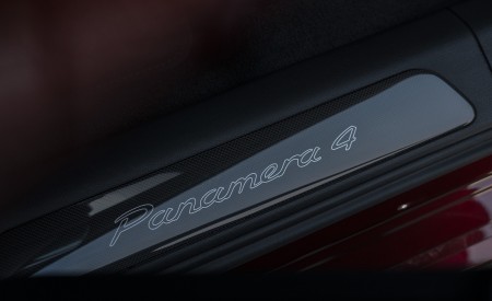 2021 Porsche Panamera 4 E-Hybrid (Color: Cherry Metallic) Door Sill Wallpapers 450x275 (37)