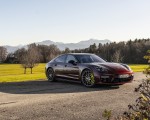 2021 Porsche Panamera 4 E-Hybrid (Color: Cherry Metallic) Front Three-Quarter Wallpapers 150x120 (28)