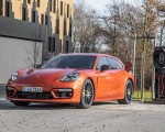 2021 Porsche Panamera 4 E-Hybrid Sport Turismo (Color: Papaya Metallic) Charging Wallpapers 150x120
