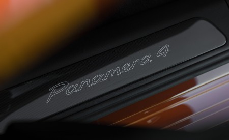 2021 Porsche Panamera 4 E-Hybrid Sport Turismo (Color: Papaya Metallic) Door Sill Wallpapers 450x275 (40)