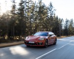 2021 Porsche Panamera 4 E-Hybrid Sport Turismo (Color: Papaya Metallic) Front Three-Quarter Wallpapers  150x120