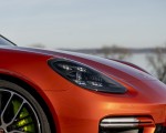 2021 Porsche Panamera 4 E-Hybrid Sport Turismo (Color: Papaya Metallic) Headlight Wallpapers 150x120
