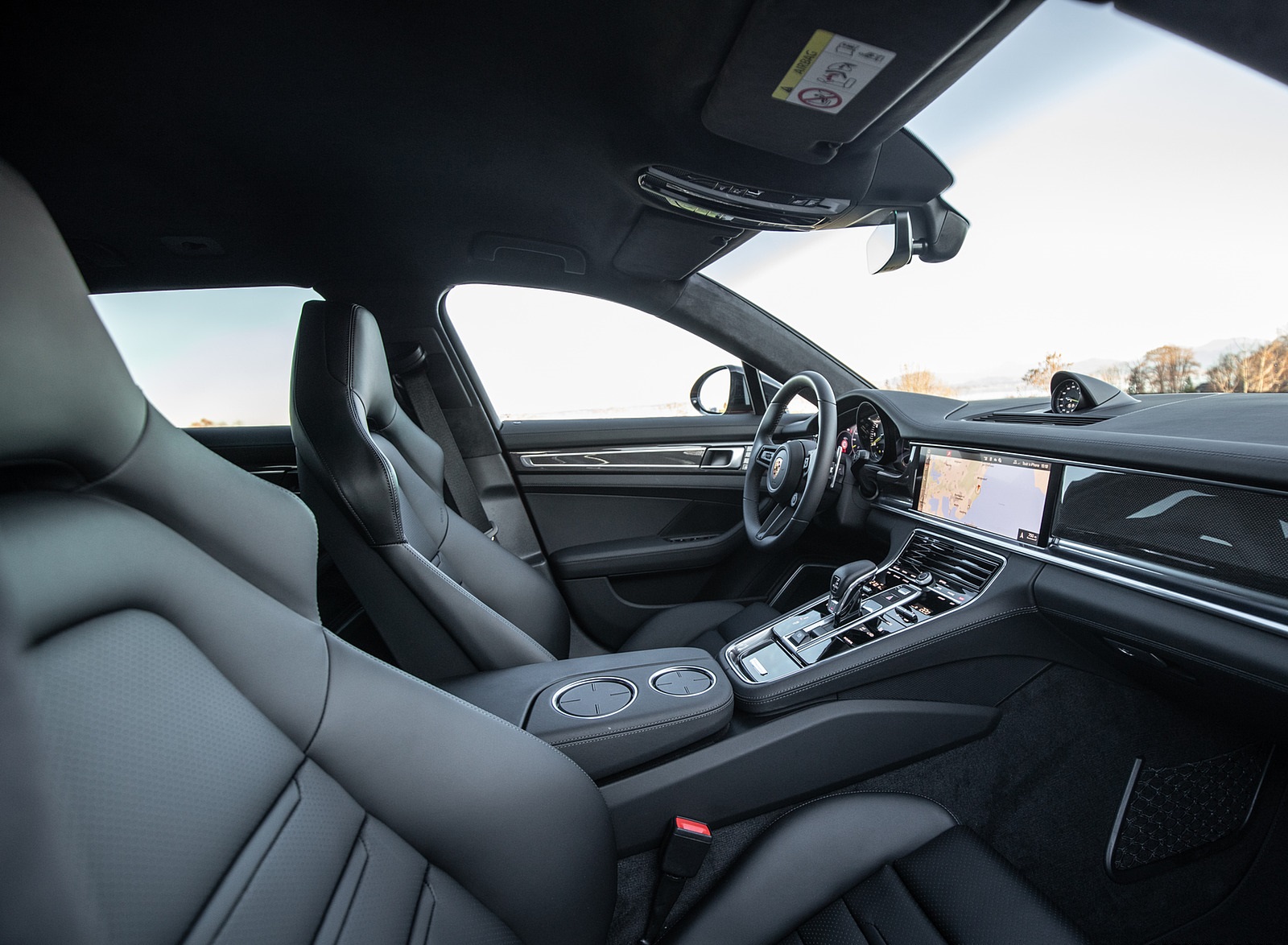 2021 Porsche Panamera 4 E-Hybrid Sport Turismo (Color: Papaya Metallic) Interior Wallpapers #41 of 49