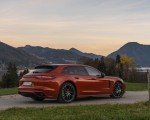 2021 Porsche Panamera 4 E-Hybrid Sport Turismo (Color: Papaya Metallic) Rear Three-Quarter Wallpapers 150x120