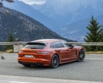2021 Porsche Panamera 4 E-Hybrid Sport Turismo (Color: Papaya Metallic) Rear Three-Quarter Wallpapers 150x120