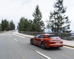2021 Porsche Panamera 4 E-Hybrid Sport Turismo (Color: Papaya Metallic) Rear Three-Quarter Wallpapers 150x120
