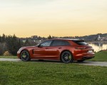 2021 Porsche Panamera 4 E-Hybrid Sport Turismo (Color: Papaya Metallic) Rear Three-Quarter Wallpapers 150x120