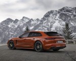 2021 Porsche Panamera 4 E-Hybrid Sport Turismo (Color: Papaya Metallic) Rear Three-Quarter Wallpapers 150x120