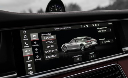 2021 Porsche Panamera Turbo S E-Hybrid (Color: Carrara White Metallic) Central Console Wallpapers 450x275 (59)