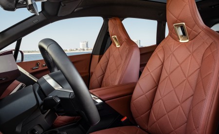 2022 BMW iX with Sport Package Interior Front Seats Wallpapers 450x275 (20)