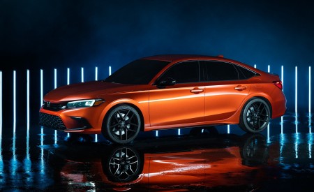 2022 Honda Civic Prototype Front Three-Quarter Wallpapers 450x275 (2)