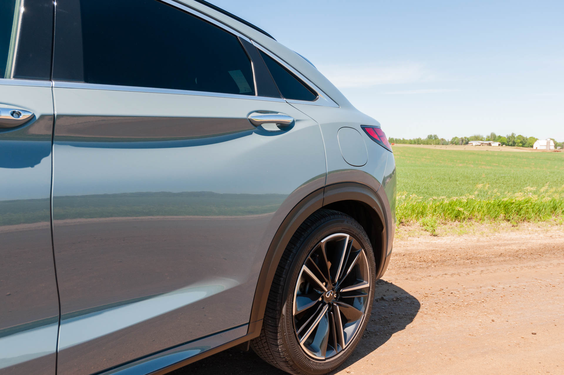 2022 Infiniti QX55 (Color: Liquid Platinum) Detail Wallpapers (14)