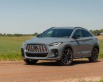 2022 Infiniti QX55 (Color: Liquid Platinum) Front Three-Quarter Wallpapers 150x120