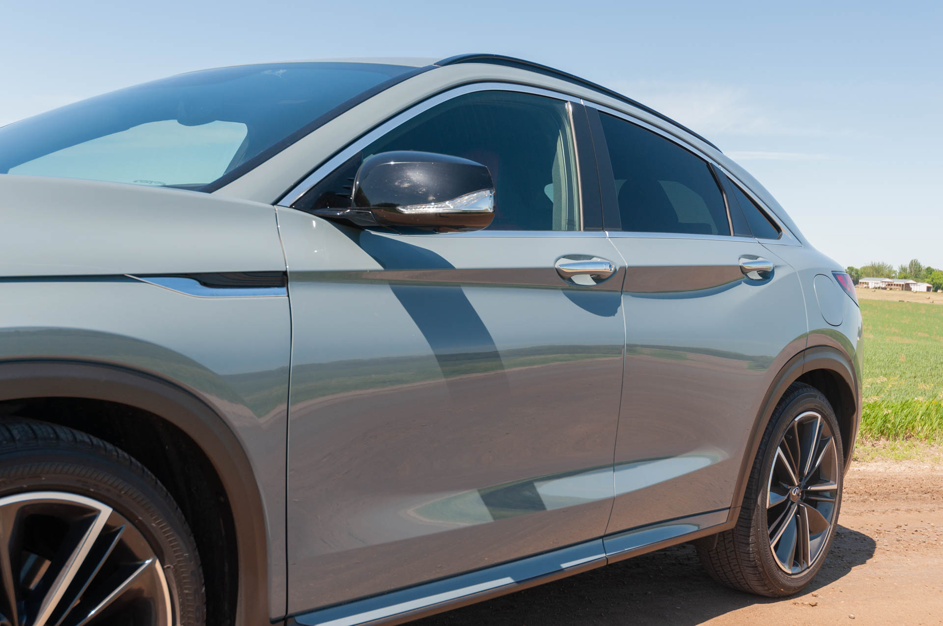 2022 Infiniti QX55 (Color: Liquid Platinum) Mirror Wallpapers (11)