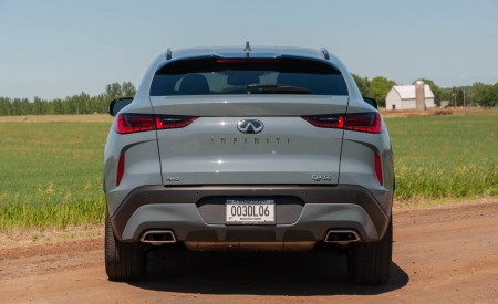 2022 Infiniti QX55 (Color: Liquid Platinum) Rear Wallpapers 450x275 (68)