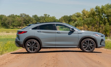 2022 Infiniti QX55 (Color: Liquid Platinum) Side Wallpapers  450x275 (71)