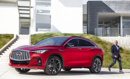 2022 Infiniti QX55 Front Three-Quarter Wallpapers  450x275 (7)