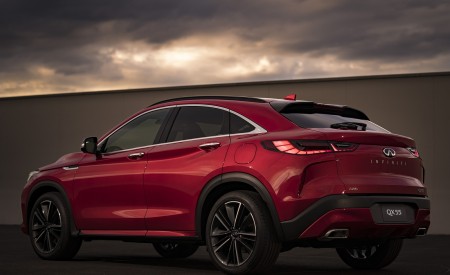 2022 Infiniti QX55 Rear Three-Quarter Wallpapers 450x275 (55)