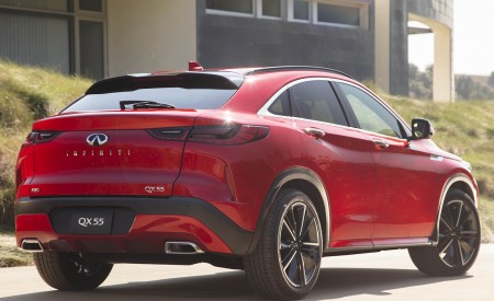 2022 Infiniti QX55 Rear Three-Quarter Wallpapers 450x275 (4)