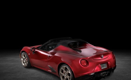 2020 Alfa Romeo 4C Spider 33 Stradale Tributo Rear Three-Quarter Wallpapers 450x275 (5)
