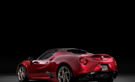 2020 Alfa Romeo 4C Spider 33 Stradale Tributo Rear Three-Quarter Wallpapers 450x275 (6)