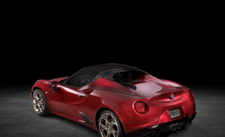 2020 Alfa Romeo 4C Spider 33 Stradale Tributo Rear Three-Quarter Wallpapers 450x275 (8)