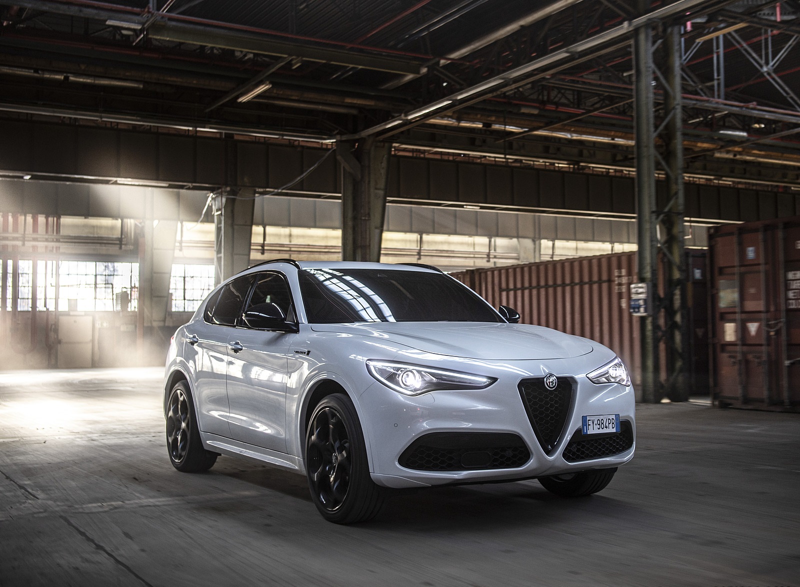 2021 Alfa Romeo Stelvio Veloce Ti Front Three-Quarter Wallpapers (8)
