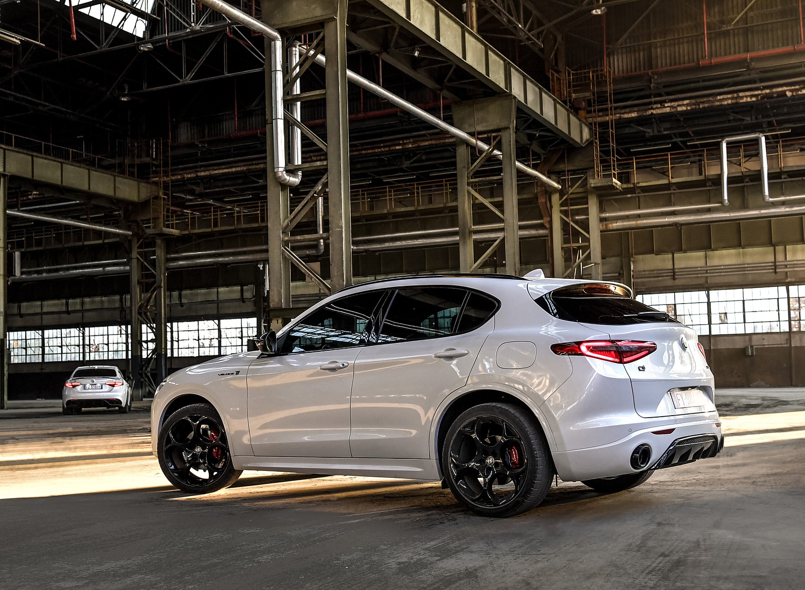 2021 Alfa Romeo Stelvio Veloce Ti Rear Three-Quarter Wallpapers (11)