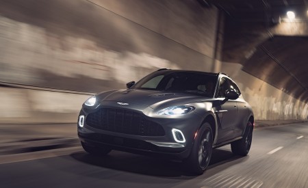 2021 Aston Martin DBX (Satin Xenon Grey; US-Spec) Front Wallpapers 450x275 (44)
