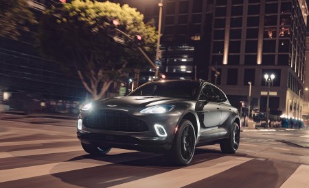 2021 Aston Martin DBX (Satin Xenon Grey; US-Spec) Front Wallpapers 450x275 (46)