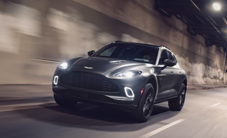 2021 Aston Martin DBX (Satin Xenon Grey; US-Spec) Front Wallpapers 450x275 (43)