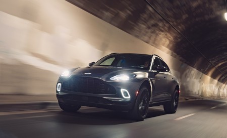 2021 Aston Martin DBX (Satin Xenon Grey; US-Spec) Front Wallpapers 450x275 (42)