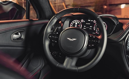 2021 Aston Martin DBX (Satin Xenon Grey; US-Spec) Interior Steering Wheel Wallpapers 450x275 (68)