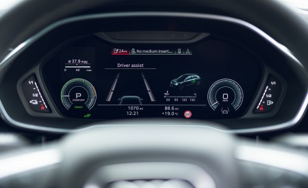 2021 Audi Q3 Sportback 45 TFSI e Plug-In Hybrid (Color: Dew Silver; UK-Spec) Digital Instrument Cluster Wallpapers 450x275 (58)