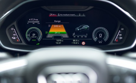 2021 Audi Q3 Sportback 45 TFSI e Plug-In Hybrid (Color: Dew Silver; UK-Spec) Digital Instrument Cluster Wallpapers 450x275 (59)
