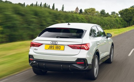 2021 Audi Q3 Sportback 45 TFSI e Plug-In Hybrid (Color: Dew Silver; UK-Spec) Rear Wallpapers 450x275 (9)