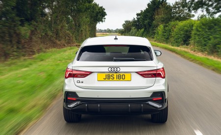2021 Audi Q3 Sportback 45 TFSI e Plug-In Hybrid (Color: Dew Silver; UK-Spec) Rear Wallpapers 450x275 (10)