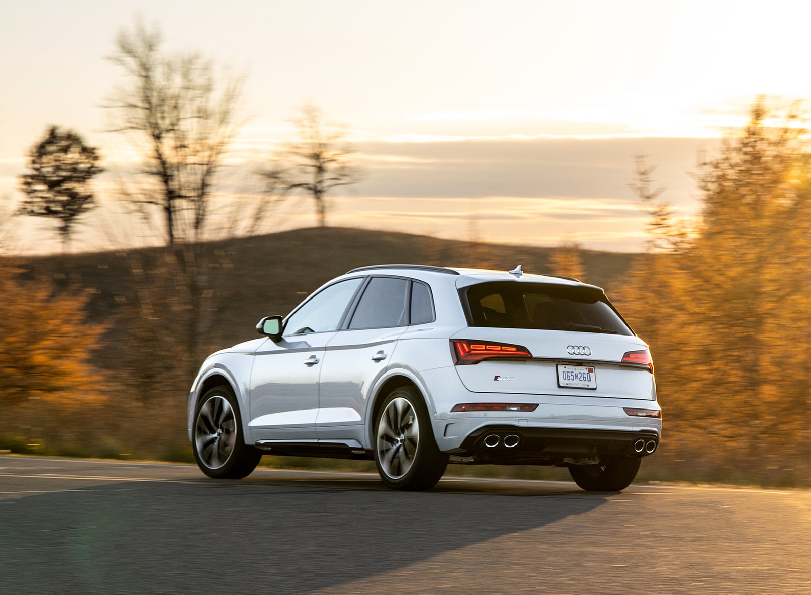 2021 Audi SQ5 (US-Spec) Rear Three-Quarter Wallpapers (12)