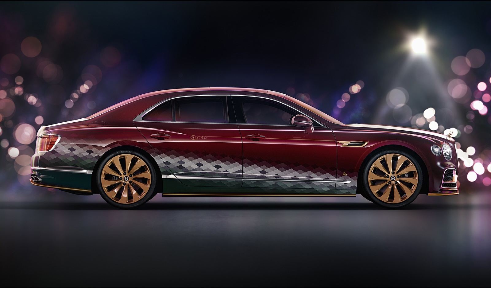 2021 Bentley Flying Spur V8 Reindeer Eight Side Wallpapers (2)