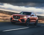 2021 Jaguar F-PACE SVR (Color: Atacama Orange) Front Three-Quarter Wallpapers  150x120 (36)