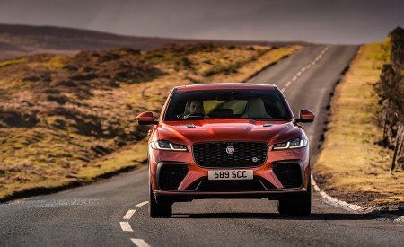 2021 Jaguar F-PACE SVR (Color: Atacama Orange) Front Wallpapers 450x275 (72)