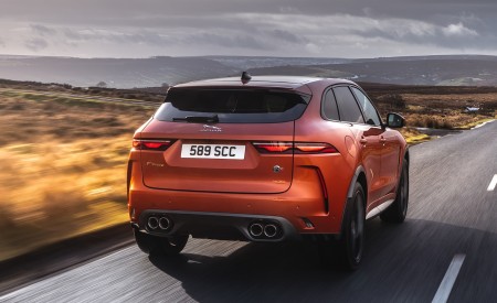 2021 Jaguar F-PACE SVR (Color: Atacama Orange) Rear Wallpapers  450x275 (68)