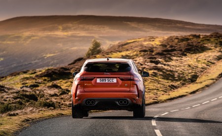 2021 Jaguar F-PACE SVR (Color: Atacama Orange) Rear Wallpapers 450x275 (73)