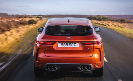 2021 Jaguar F-PACE SVR (Color: Atacama Orange) Rear Wallpapers 450x275 (69)