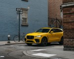 2021 Jaguar F-PACE SVR (Color: Sorrento Yellow) Front Three-Quarter Wallpapers 150x120