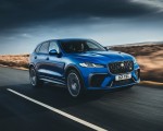 2021 Jaguar F-PACE SVR (Color: Velocity Blue) Front Three-Quarter Wallpapers 150x120 (7)