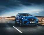 2021 Jaguar F-PACE SVR (Color: Velocity Blue) Front Three-Quarter Wallpapers  150x120 (2)