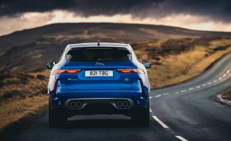 2021 Jaguar F-PACE SVR (Color: Velocity Blue) Rear Wallpapers 450x275 (38)