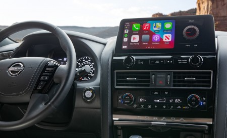 2021 Nissan Armada Central Console Wallpapers 450x275 (33)