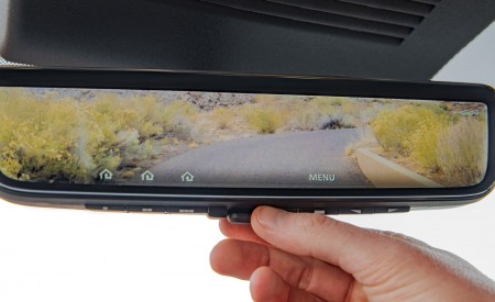 2021 Nissan Armada Digital Rear View Mirror Wallpapers 450x275 (34)